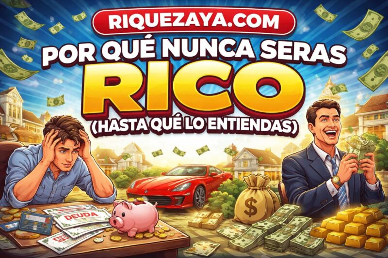 Por qué nunca serás rico (hasta que lo entiendas)