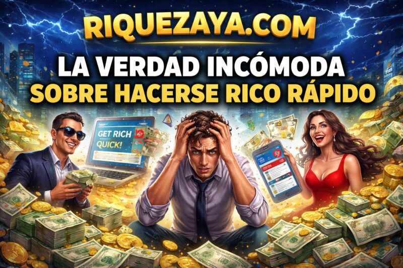 La verdad incómoda sobre hacerse rico rápido