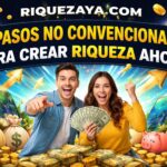 3 Pasos no convencionales para crear riqueza ahora