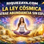 La ley cósmica que atrae abundancia sin esfuerzo
