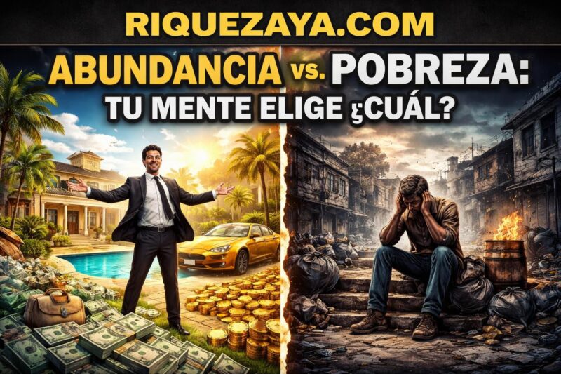 Abundancia vs. pobreza: tu mente elige ¿cuál?