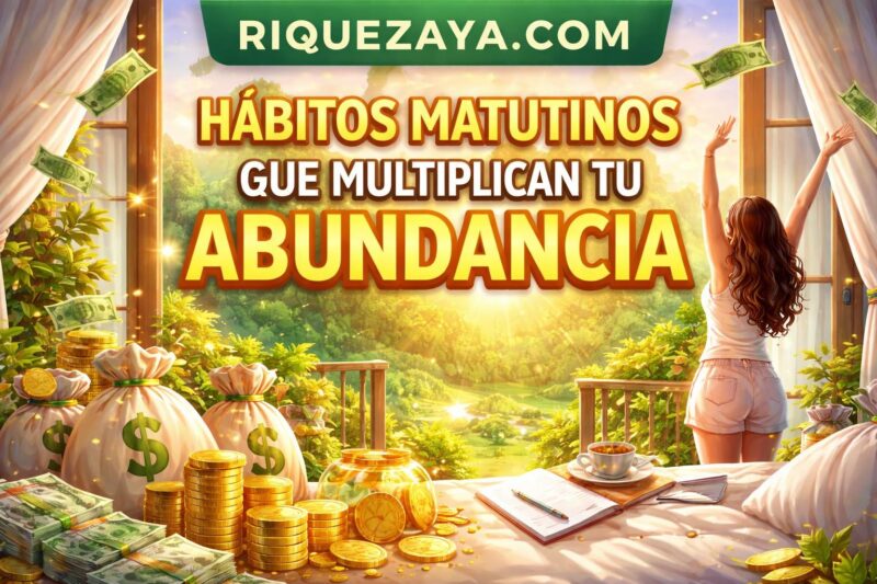 Hábitos matutinos que multiplican tu abundancia