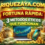 Fortuna rápida: 3 métodos éticos que funcionan