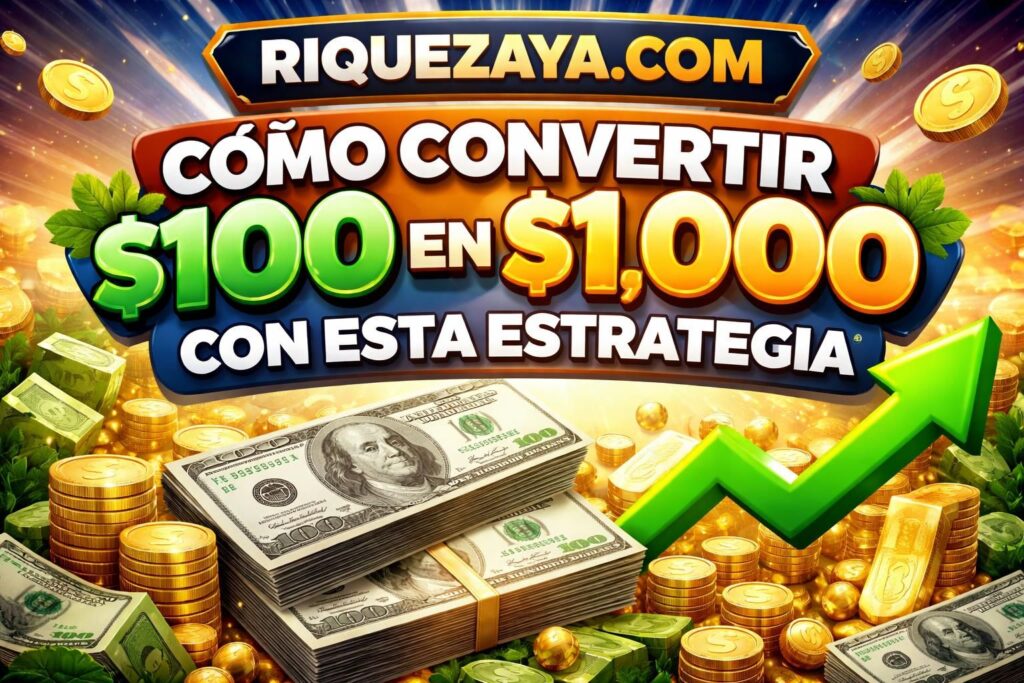 Cómo convertir $100 en $1,000 con esta estrategia