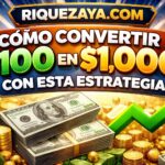 Cómo convertir $100 en $1,000 con esta estrategia