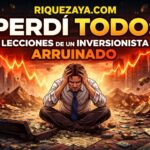 «Perdí todo»: Lecciones de un inversionista arruinado