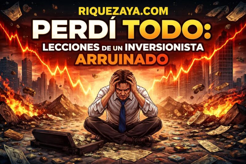«Perdí todo»: Lecciones de un inversionista arruinado