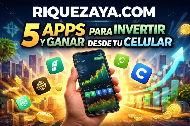 5 Apps para invertir y ganar desde tu celular