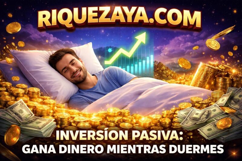 Inversión pasiva: gana dinero mientras duermes