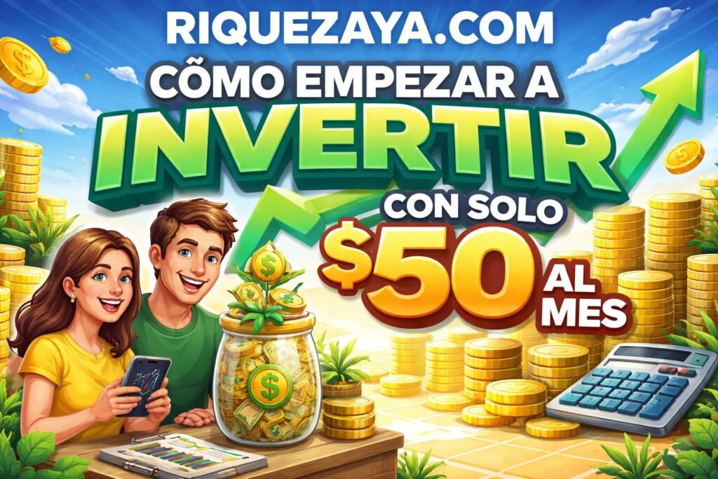 Cómo empezar a invertir con solo $50 al mes