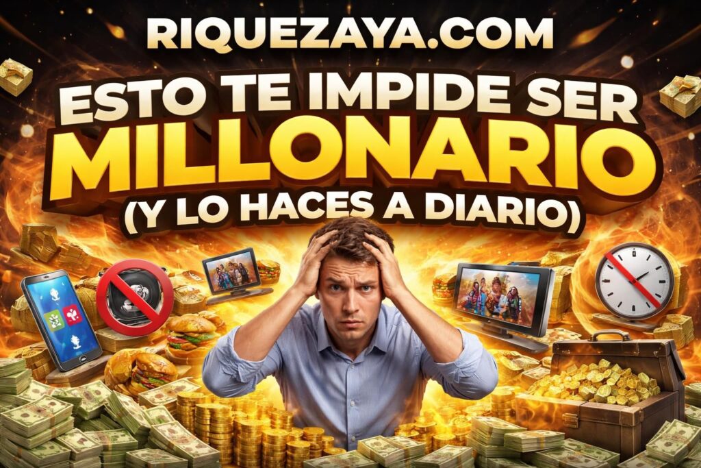 Esto te impide ser millonario (y lo haces a diario)