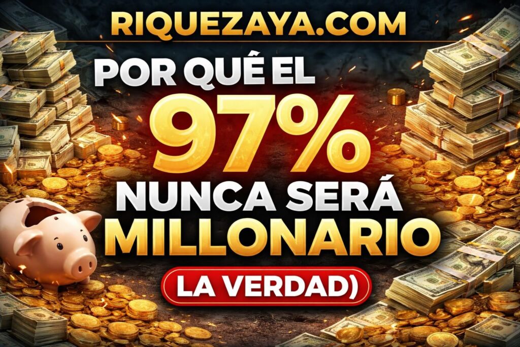 Por qué el 97% nunca será millonario (la verdad)