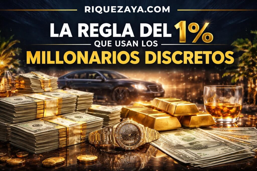 La regla del 1% que usan los millonarios discretos