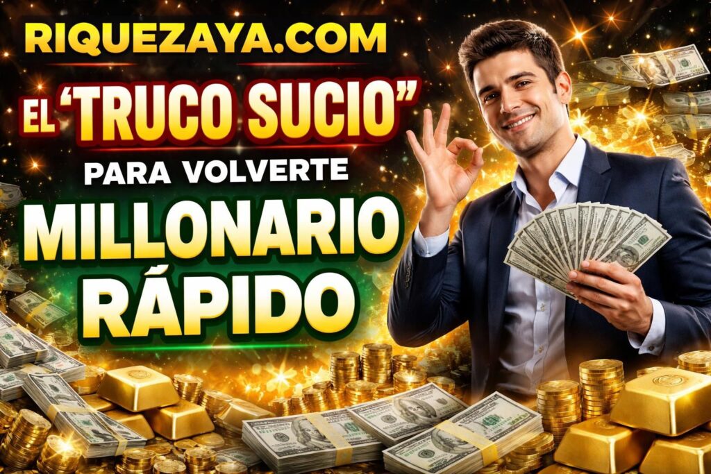 El «truco sucio» para volverte millonario rápido