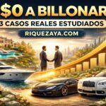 De $0 a billonario: 3 casos reales estudiados