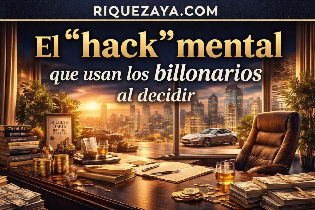 El «hack» mental que usan los billonarios al decidir