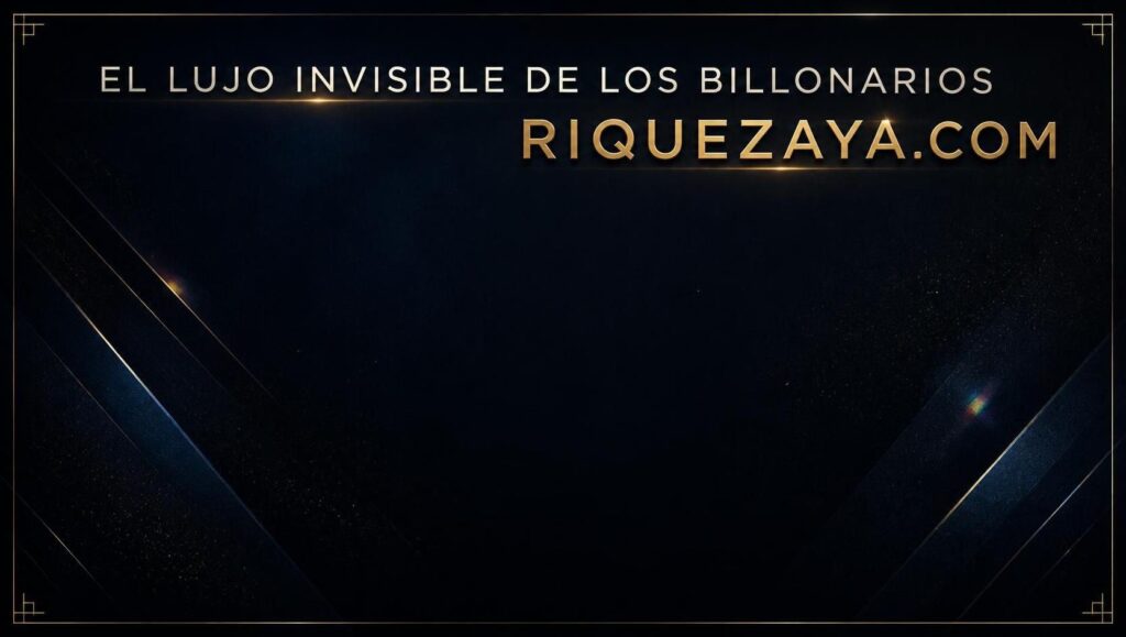 El lujo invisible de los billonarios.