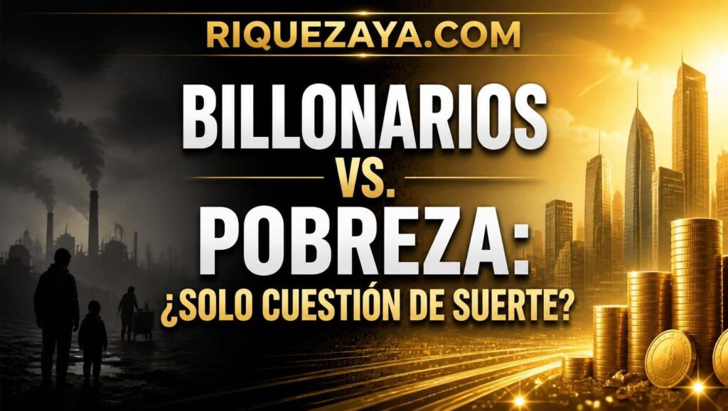 Billonarios vs. pobreza: ¿solo cuestión de suerte?