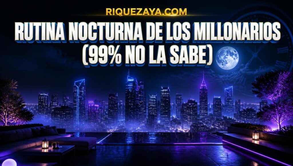 Rutina nocturna de los millonarios (99% no la sabe)