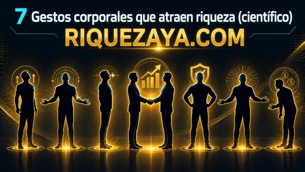 7 Gestos corporales que atraen riqueza (científico)
