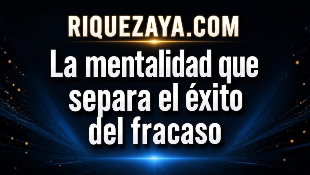 La mentalidad que separa el éxito del fracaso.
