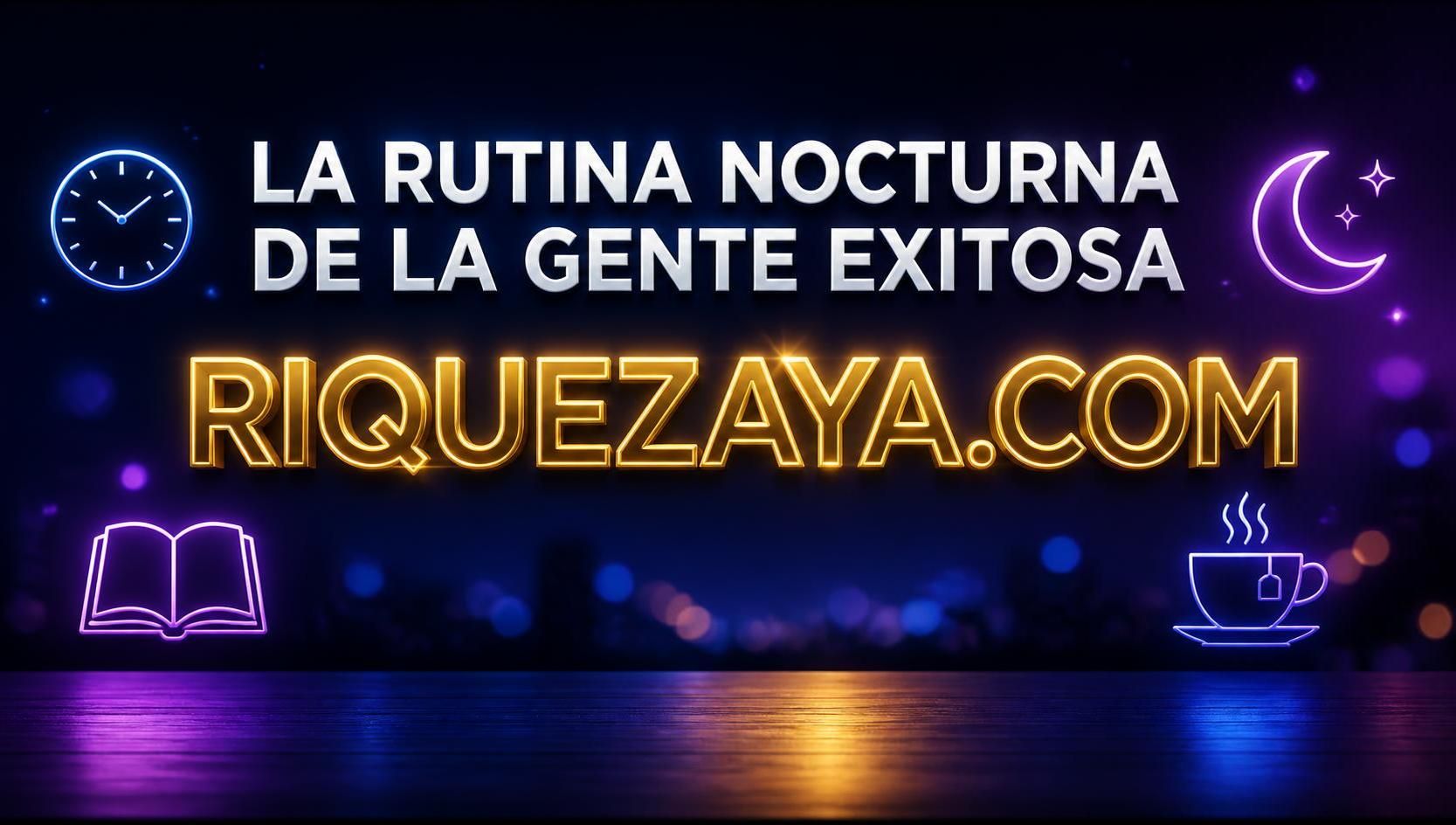 La rutina nocturna de la gente exitosa